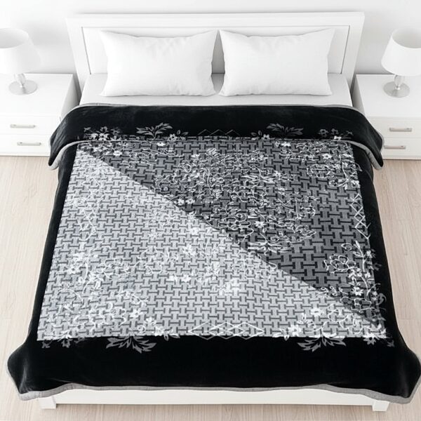 Diamond Weave | Embossed Double Layerd Mink Blanket | 5kg | Double Bed