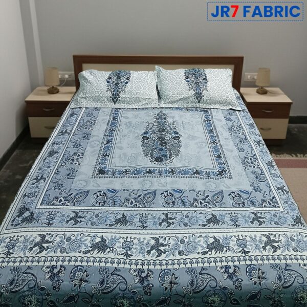 Panghat | Cotton Bedsheet with Two Pillow Cover | King S (Copy)